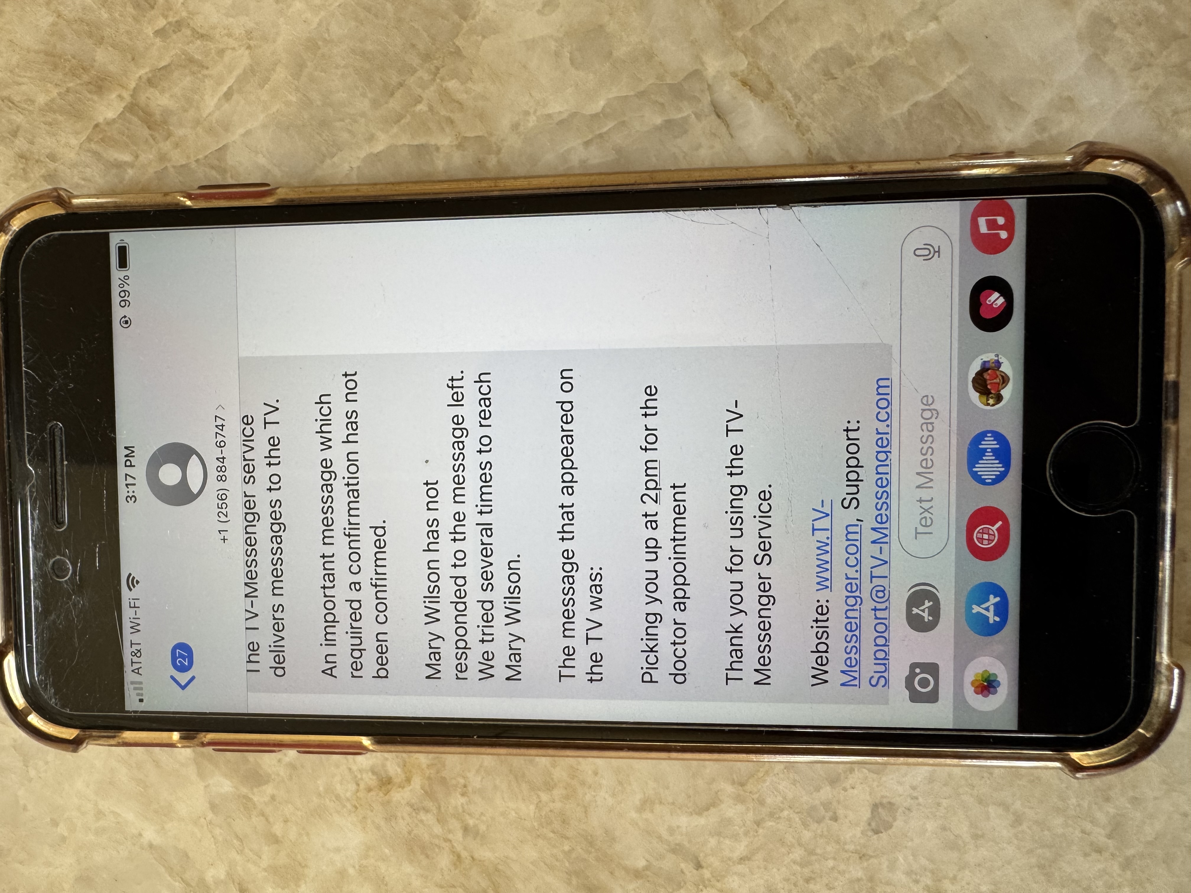 Text Alert